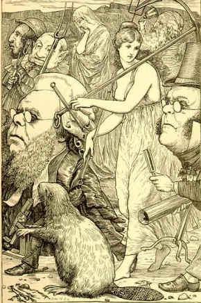 They sought it with thimbles, they sought it with care; They pursued it with forks and hope; They threatened its life with a railway-share; They charmed it with smiles and soap.
